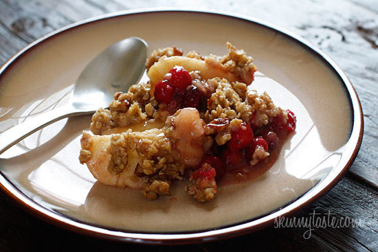 Light Apple Cranberry Crumble