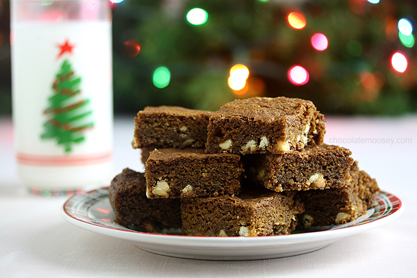 White Chocolate Gingerbread Bars