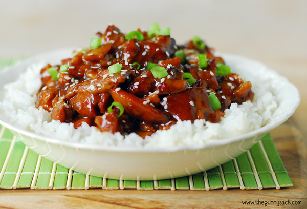 Honey Barbeque Sesame Chicken