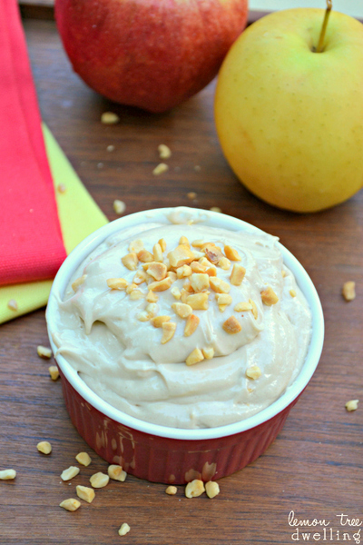 Creamy Salted Caramel Apple Dip