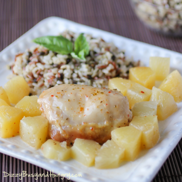 4-Ingredient-Hawaiian Pineapple Chicken