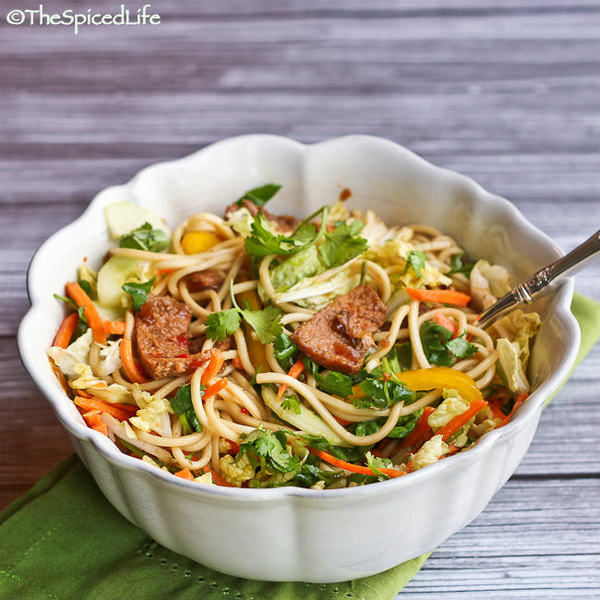 Asian Shredded Pork and Noodle Salad Asian Shredded Pork and Noodle Salad