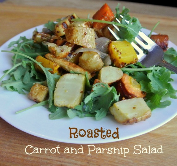 roasted root veggie salad master