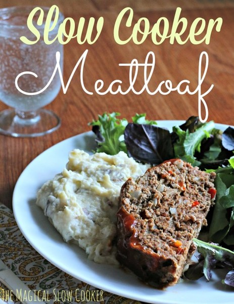 Classically Delicious Slow Cooker Meatloaf