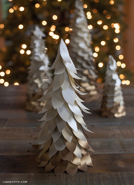 Woodland Wonderland Mini Ombre Christmas Tree DIY Woodland Wonderland Mini Ombre Christmas Tree