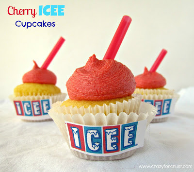 Cute Cherry ICEE Cupcakes Cute Cherry ICEE Cupcakes full