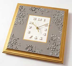 precious embossed clock 1