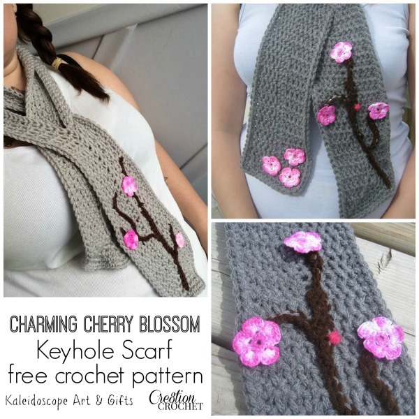 Charming Cherry Blossom Scarf