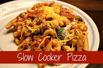Slow Cooker Pizza-Flavored Pasta
