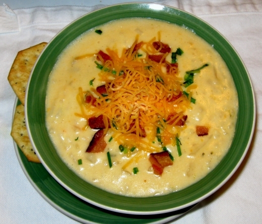 Cheesy Hash Browns and Bacon Soup slow cooker cheesy baked potato soup master