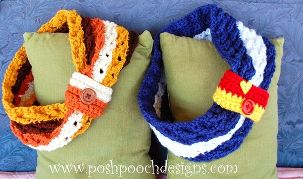 Crossover Striped Cowl