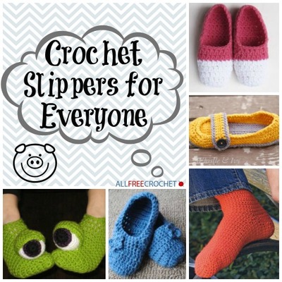 38 Free Crochet Slippers for Everyone 38 Free Crochet Slippers for Everyone