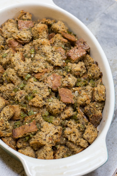 Homemade Holiday Dressing Simple Herbed Stuffing