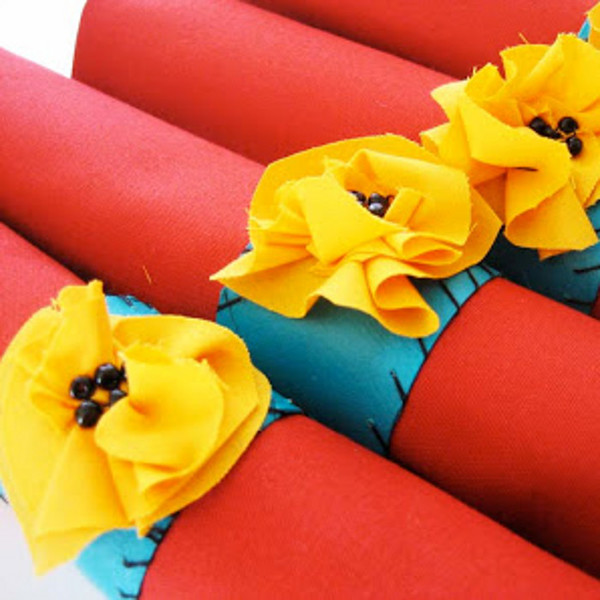 Upcycled Fall Napkin Rings Upcycled Fall Napkin Rings IMR