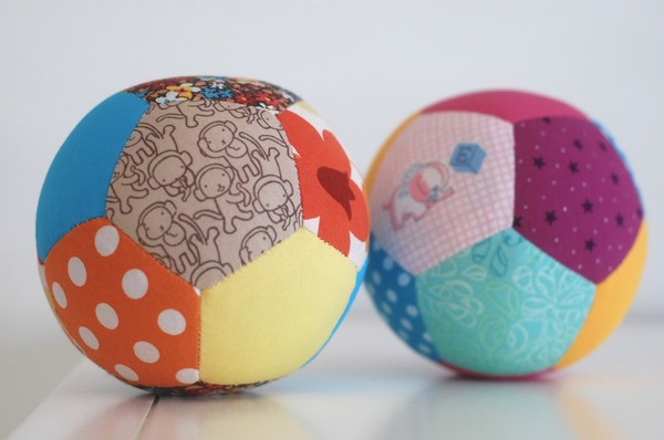 Quilted Patchwork Play Balls Quilted Patchwork Play Balls
