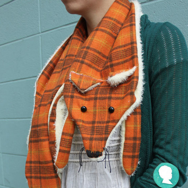 Undeniably Adorable Fox Scarf Undeniably Adorable Fox Scarf IMR