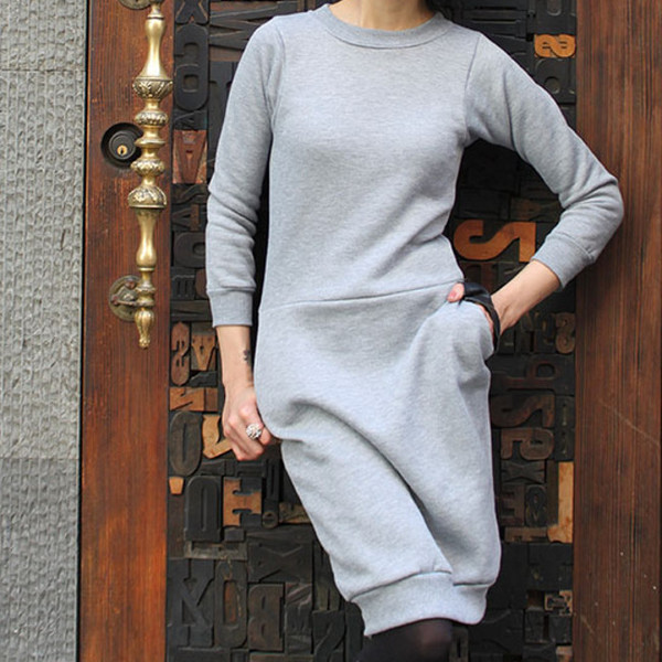 Cozy DIY Sweatshirt Dress Cozy DIY Sweatshirt Dress IMR