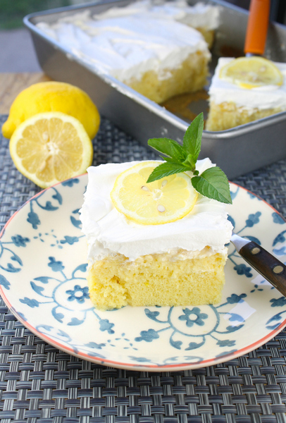 Lemon Pineapple Poke Cake