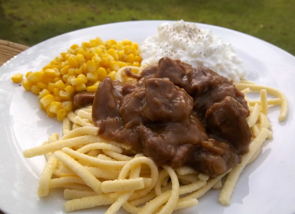 sauerbraten with gingersnap gravy