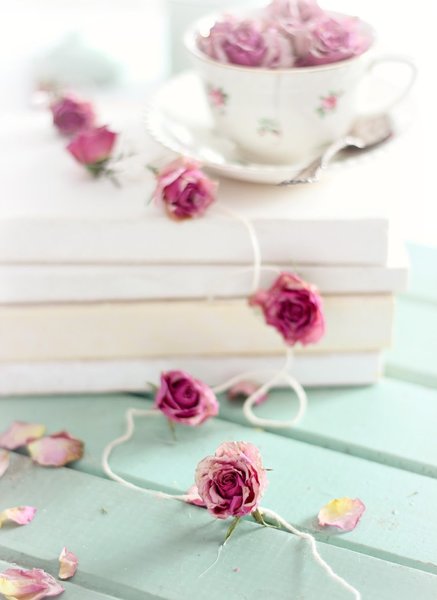 Devastatingly Beautiful Dried Rose Garland Devastatingly Beautiful Dried Rose Garland IMR