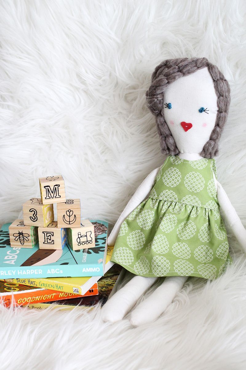 Traditional Rag Doll Pattern | AllFreeSewing.com