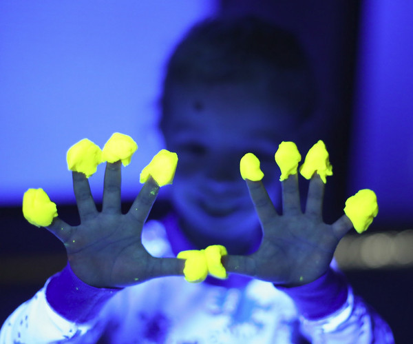 Glowing Homemade Play Dough Recipe Glowing Homemade Play Dough Recipe