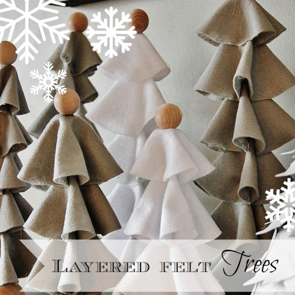 DIY Woodland Wonderland DIY Woodland Wonderland with Layered Felt Trees IMR