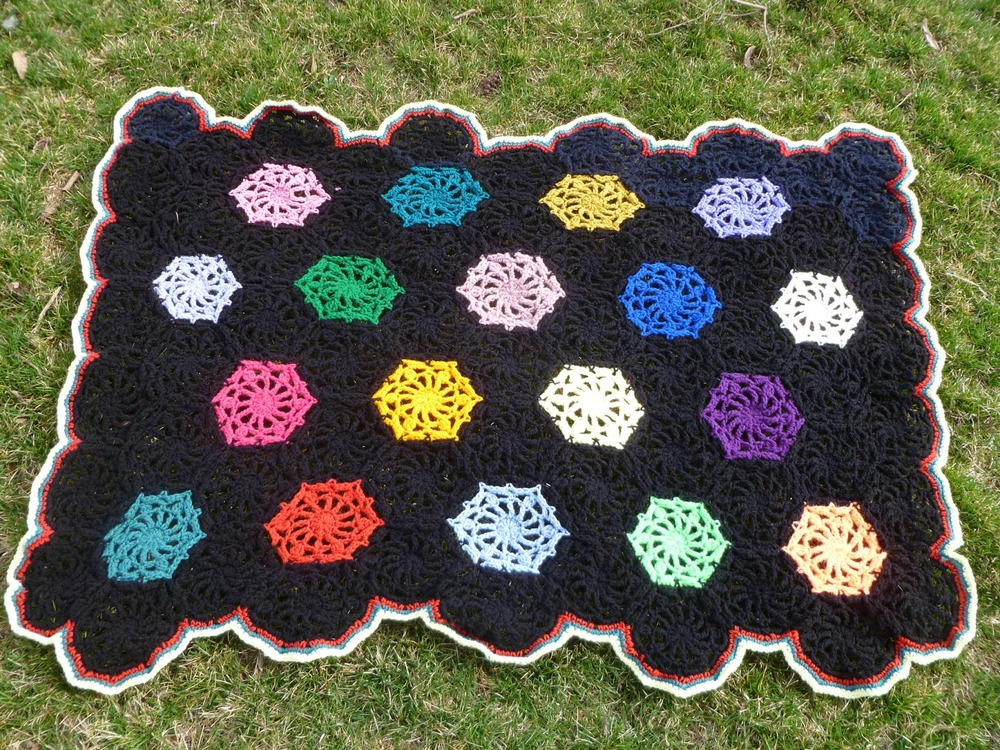 Multicolored Scrapghan | AllFreeCrochet.com