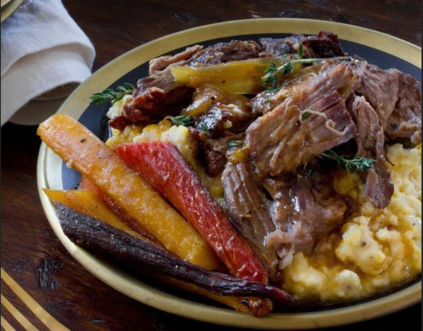 Sweet and Savory Maple-Dijon Pot Roast maple dijon pot roast master