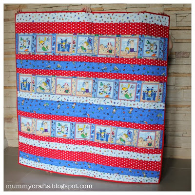 Beachy Baby Strip Quilt beach baby strip quilt