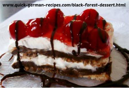 Quick Black Forest Dessert