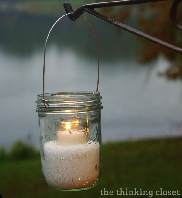 Shimmering Winter Mason Jar Lanterns Shimmering Winter Mason Jar Lanterns NEW