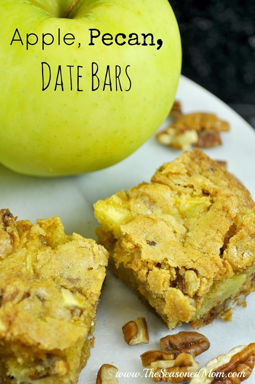 Apple Pecan Date Bars