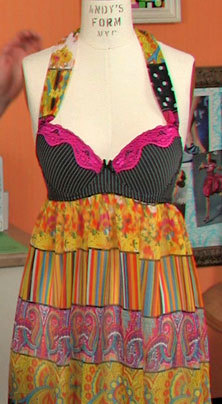 Bra to Dress Transformation