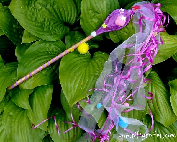 Upcycled Princess Wand Party Favor Upcycled Princess Wand Party Favor