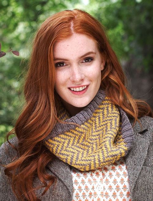 Colorful Chevron Cowl