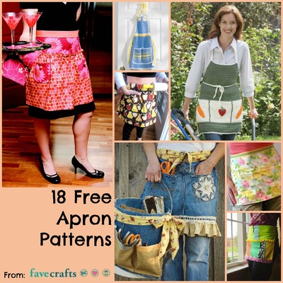 18 Free Apron Sewing Patterns
