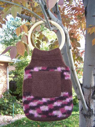 Reversible Felted Handbag