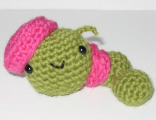 Little Miss Worms beret scarf