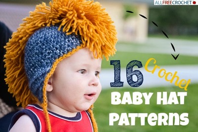 16 Crochet Baby Hats