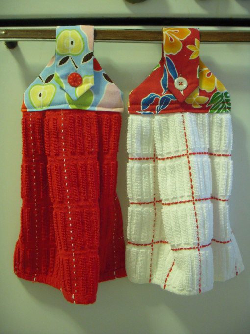 Hanging Dishtowels Hanging Dishtowels