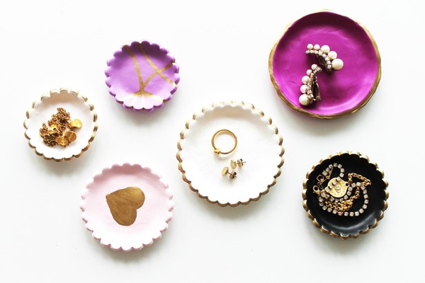 Easy DIY Clay Jewelry Dishes Easy DIY Clay Jewelry Dishes