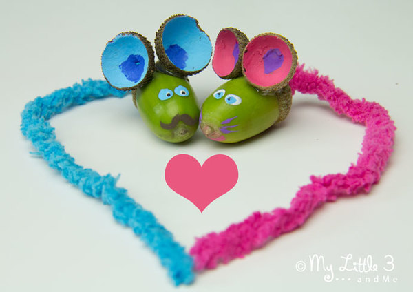 Fun Fall Acorn Mice