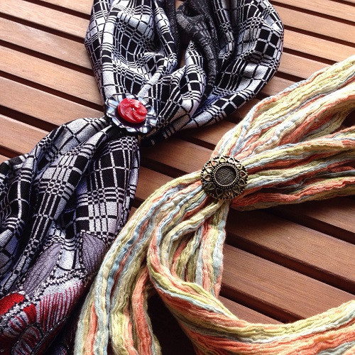 How to Make a Scarf Ring How to Make Scarf Rings