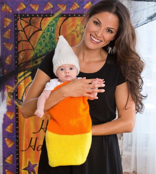 Candy Corn Cocoon Cap