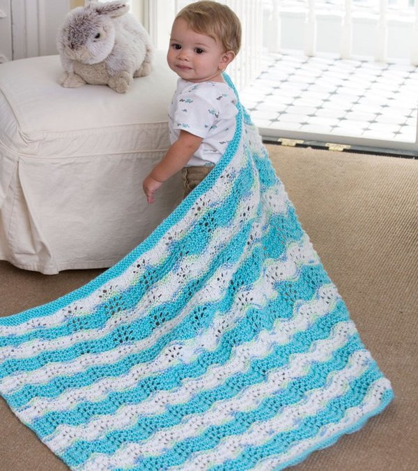 Baby Boy Chevron Blanket Baby Boy Chevron Blanket
