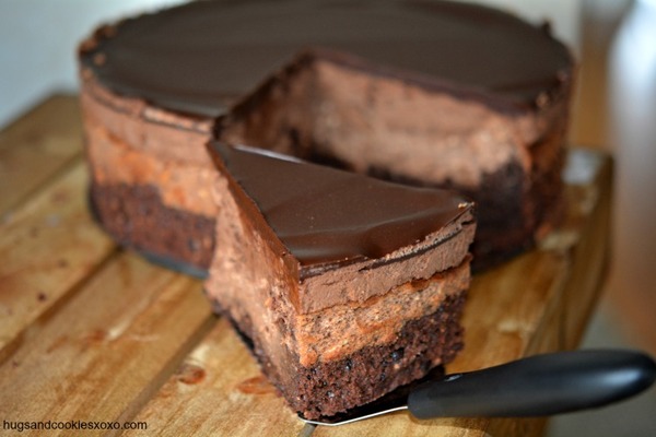 Copycat Cheesecake Factory Triple Chocolate Cheesecake Copycat Cheesecake Factory Triple Chocolate Cheesecake