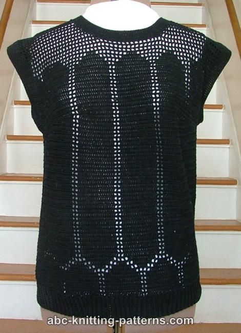 Black Openwork Summer Top Black Openwork Top