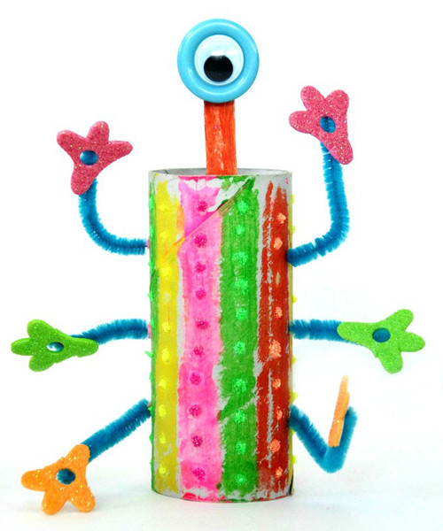 Toilet Paper Tube Alien