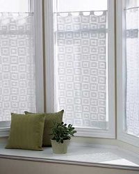Geometric Square Curtains